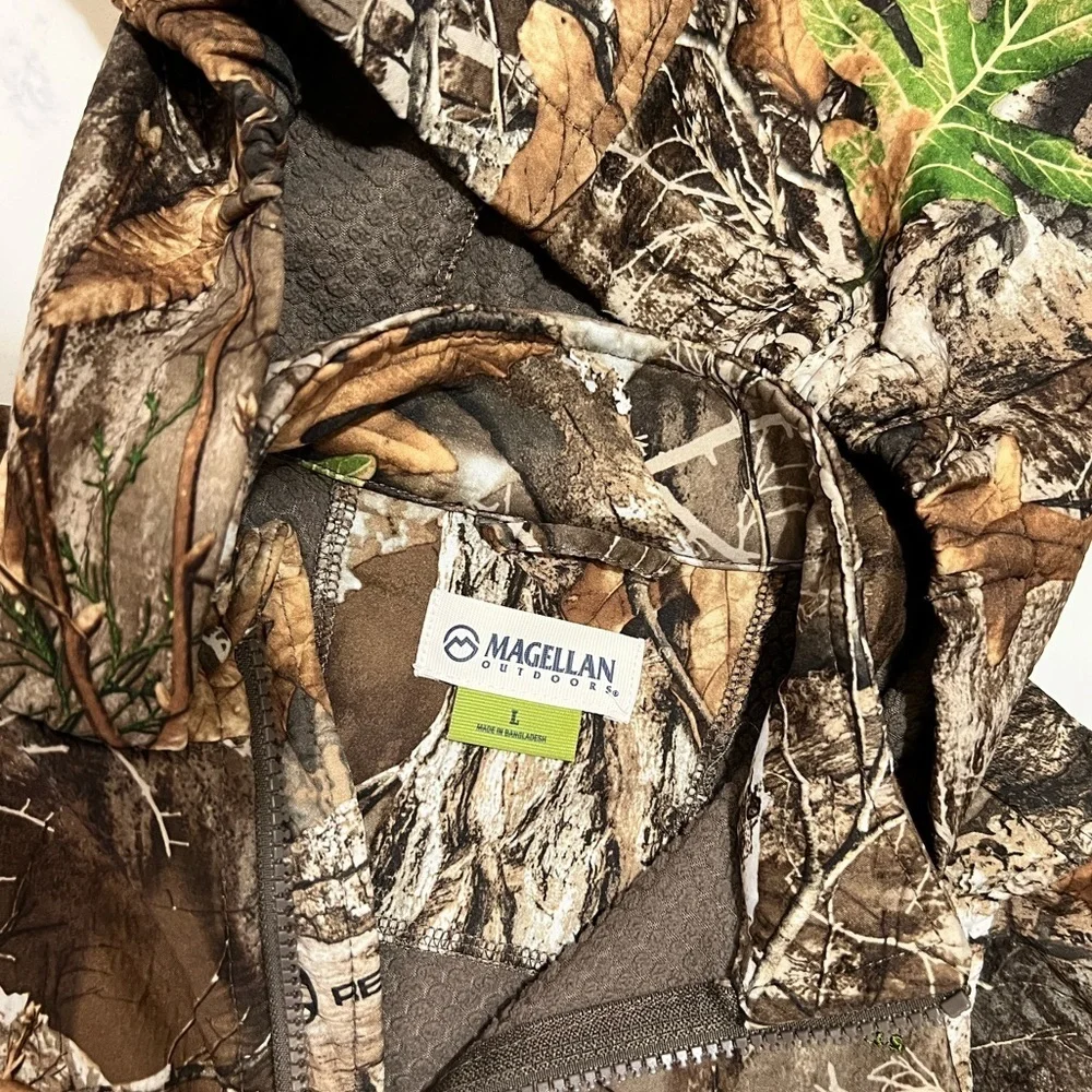 Magellan Outdoors Woodland Camo Kids Raincoat